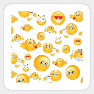 Emoji Pattern 1 Sticker